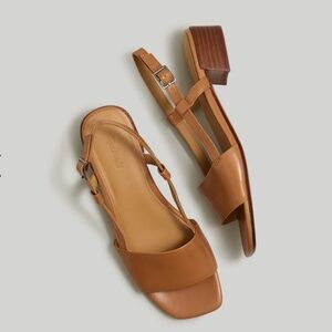 NEW Madewell Zina Slingback Sandals - Size 10